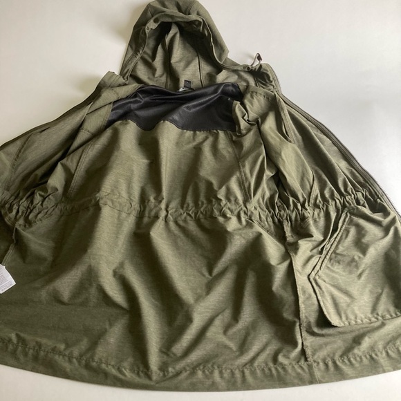 Eddie Bauer Khaki Nylon Polyester Breathable Hooded Parka size L - Picture 10 of 15